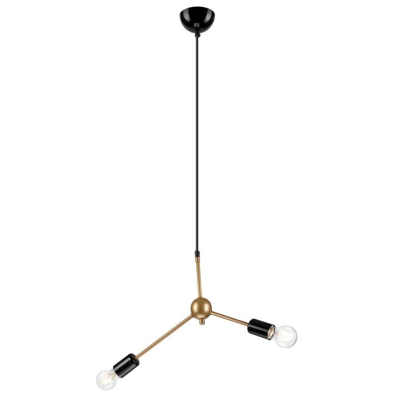 foto del prodotto epikasa lampada a sospensione alessia, metallo, oro, 96x49x5 cm