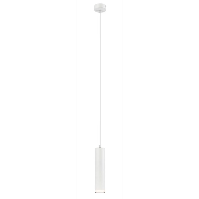 foto del prodotto epikasa lampada a sospensione franco, metallo, acrilico, bianco, 100x8x8 cm