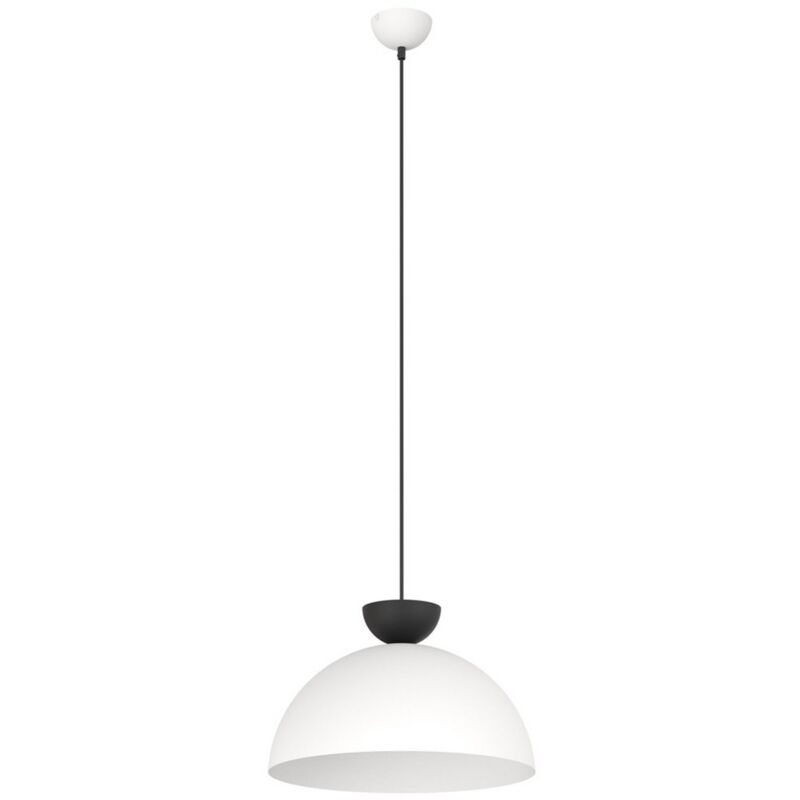 foto del prodotto epikasa lampada a sospensione lunaro, metallo, bianco, nero, 40x140x40 cm