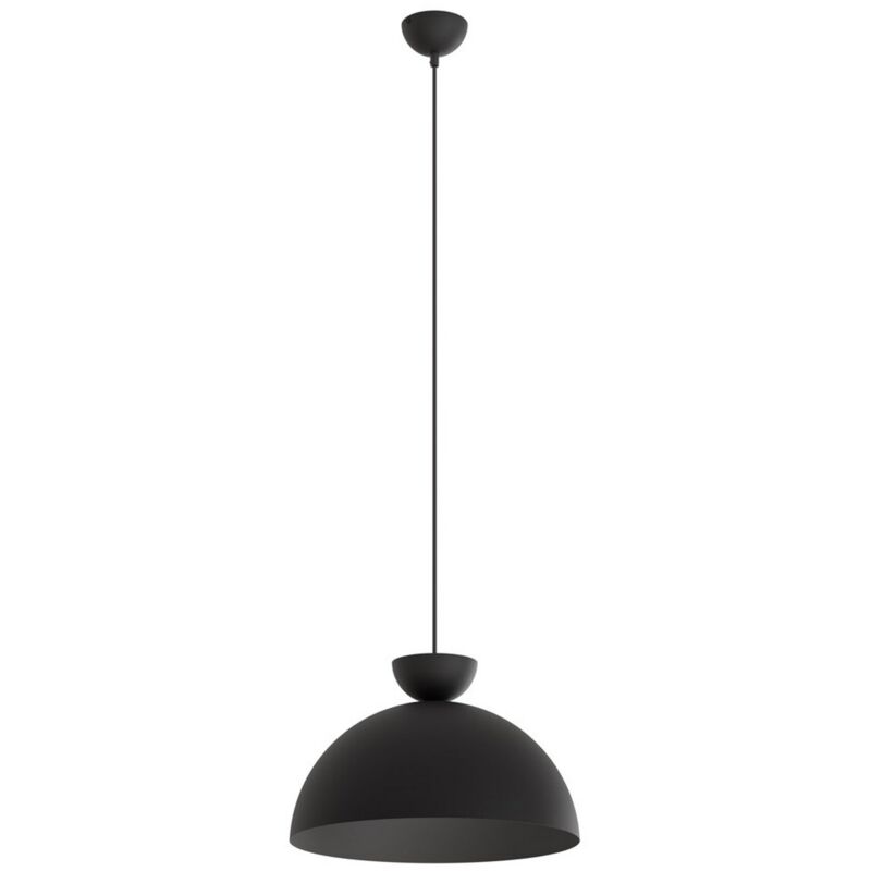 foto del prodotto epikasa lampada a sospensione lunaro, metallo, nero, 40x140x40 cm