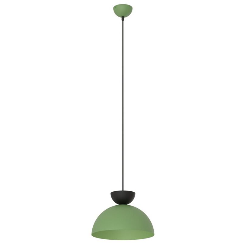 foto del prodotto epikasa lampada a sospensione lunaro, metallo, nero, verde, 30x140x30 cm
