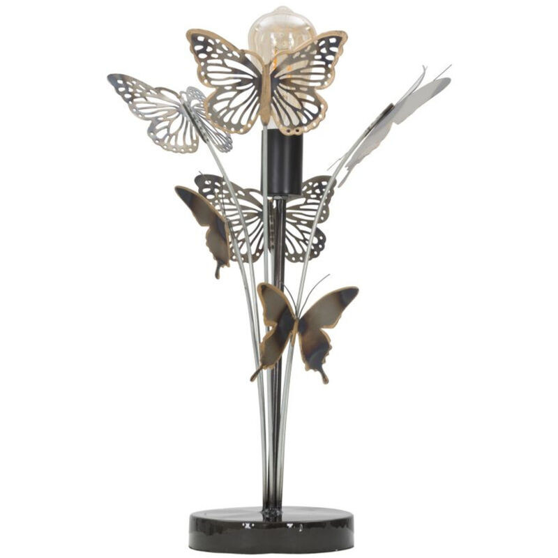 foto del prodotto epikasa lampada da tavolo farfalla 17, metallo, multicolore, 32x32x47 cm