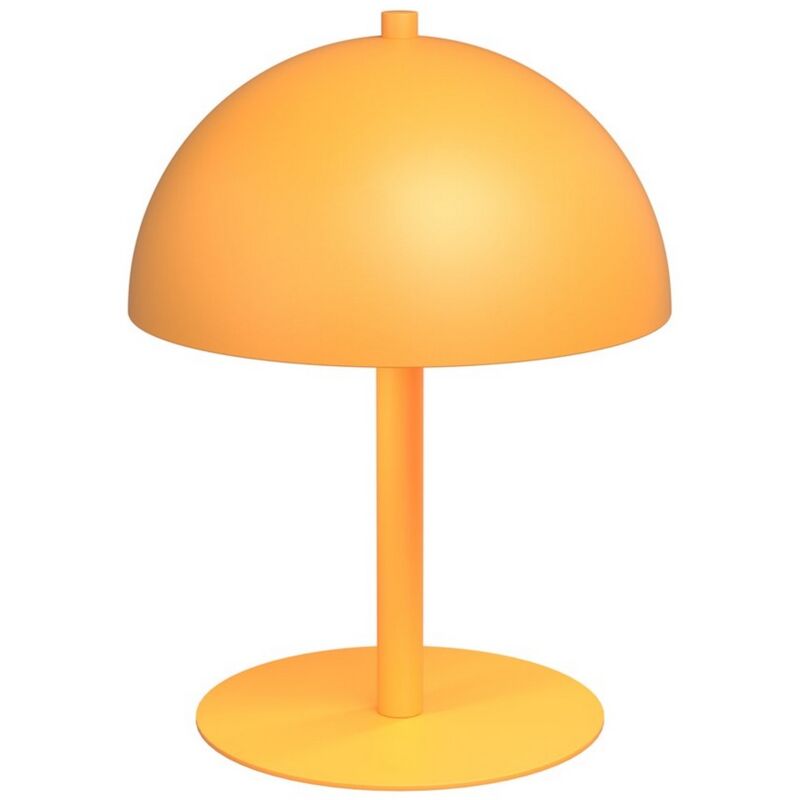 foto del prodotto epikasa lampada da tavolo mogu, metallo, arancione, 18x24x18 cm