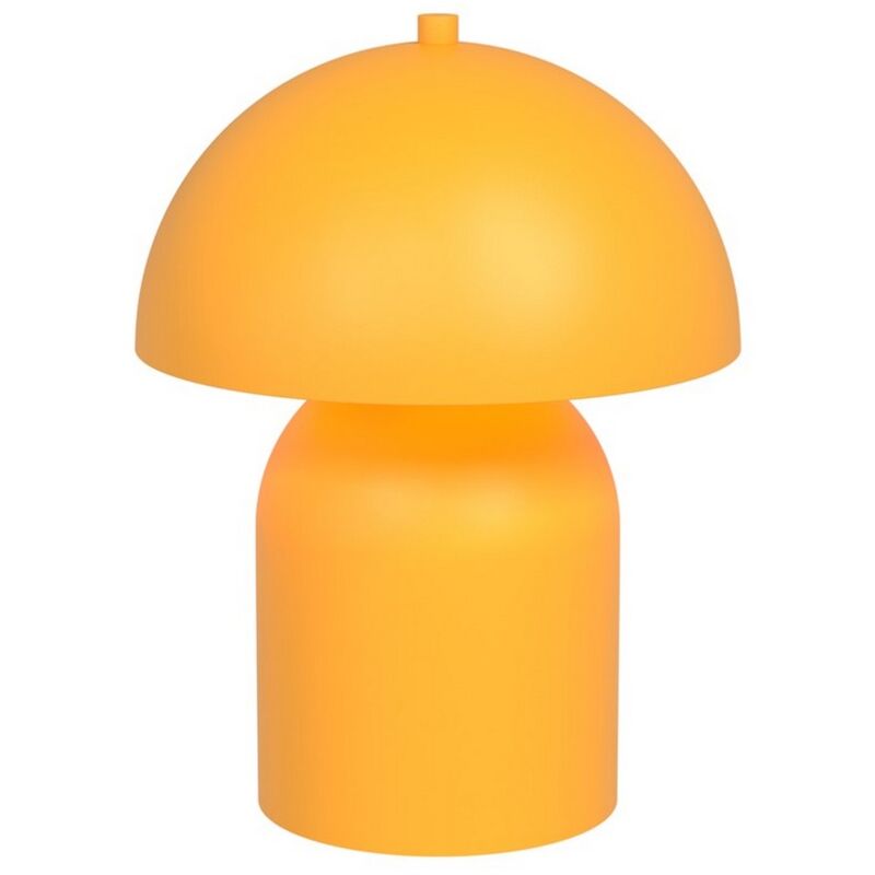 foto del prodotto epikasa lampada da tavolo mush, metallo, arancione, 18x24x18 cm