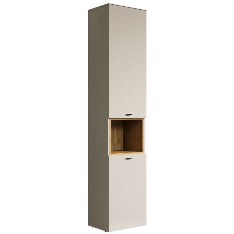 foto del prodotto epikasa mobile a colonna sao paulo, fibre polimeriche, melamina, beige, 40x186x31 cm