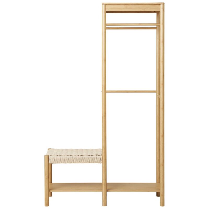 foto del prodotto epikasa mobile ingresso ember, bamboo, marrone, 36x95x165 cm