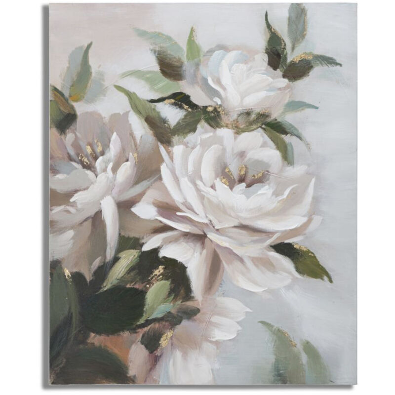 foto del prodotto epikasa stampa su tela fiori 67, legno, tessuto, multicolore, 100x3,7x80 cm
