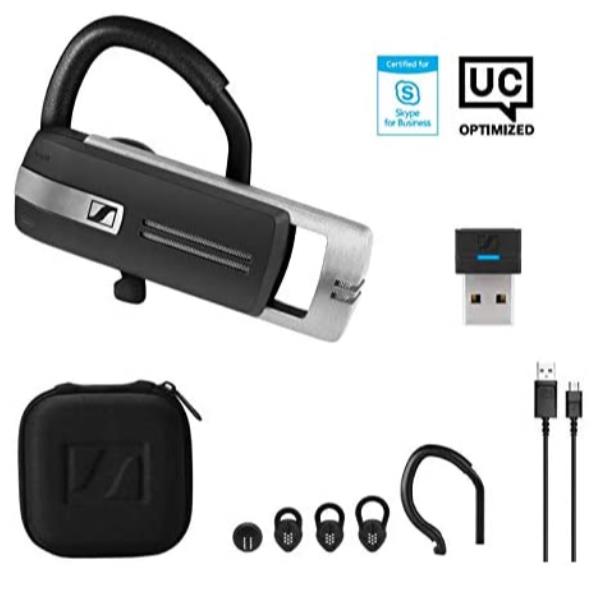 foto del prodotto epos adapt presence grey uc auricolare wireless a clip musica e chiamate bluetooth grigio