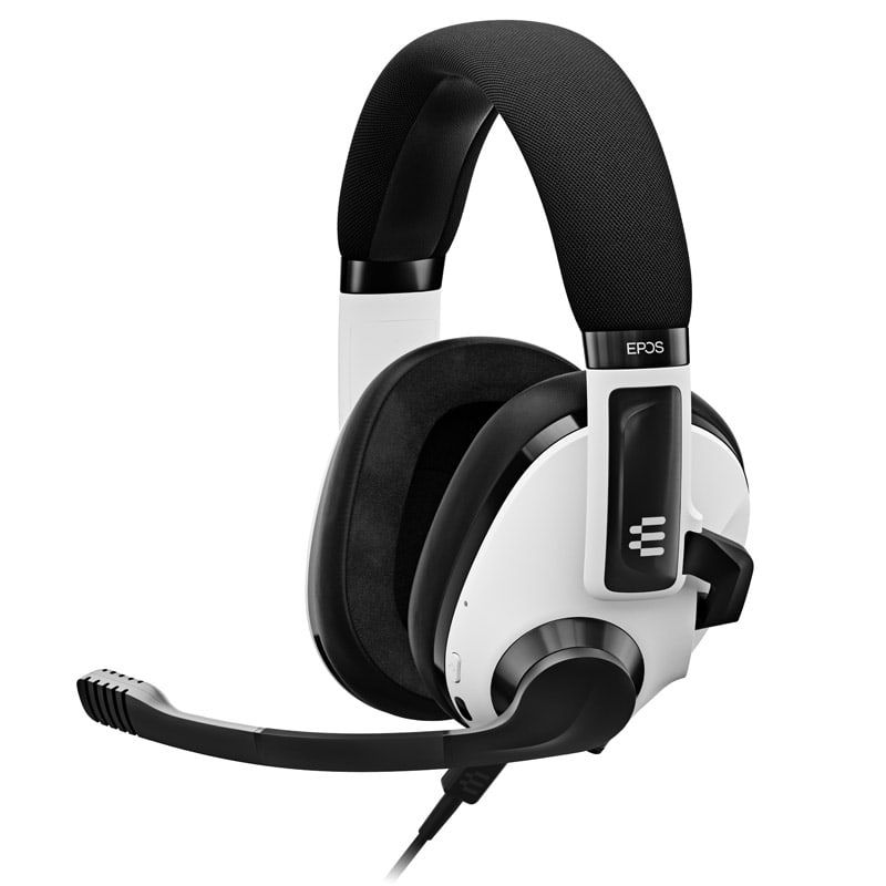 foto del prodotto epos h3 hybrid auricolare con cavo e senza cavo a padiglione gaming bluetooth bianco