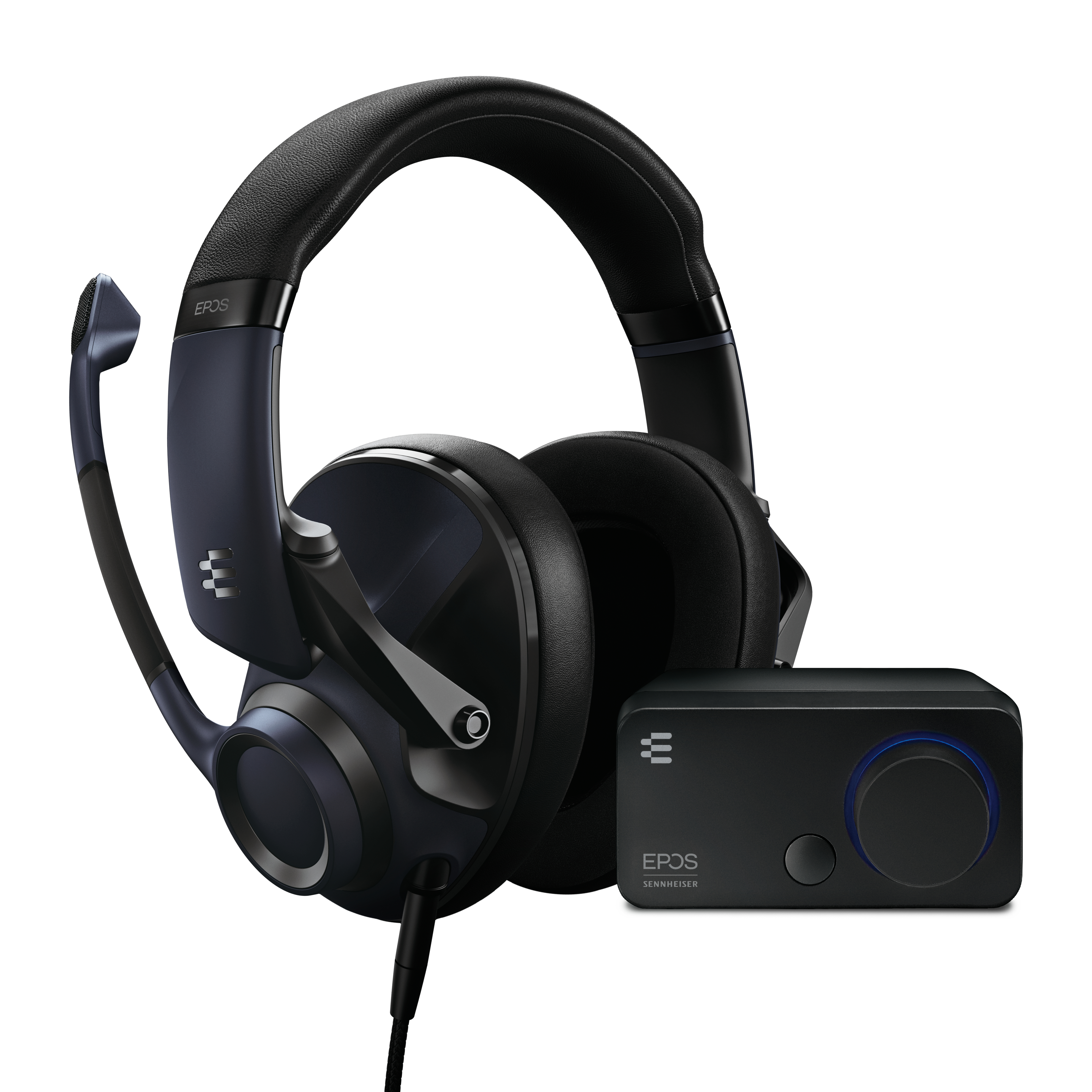 foto del prodotto epos h6pro audio bundle auricolare cablato a padiglione gaming nero, blu marino