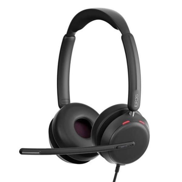 foto del prodotto epos impact 860t anc auricolare cablato a padiglione ufficio usb tipo c nero