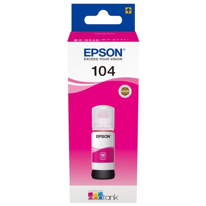 foto del prodotto epson 104 ecotank flacone magenta 65ml