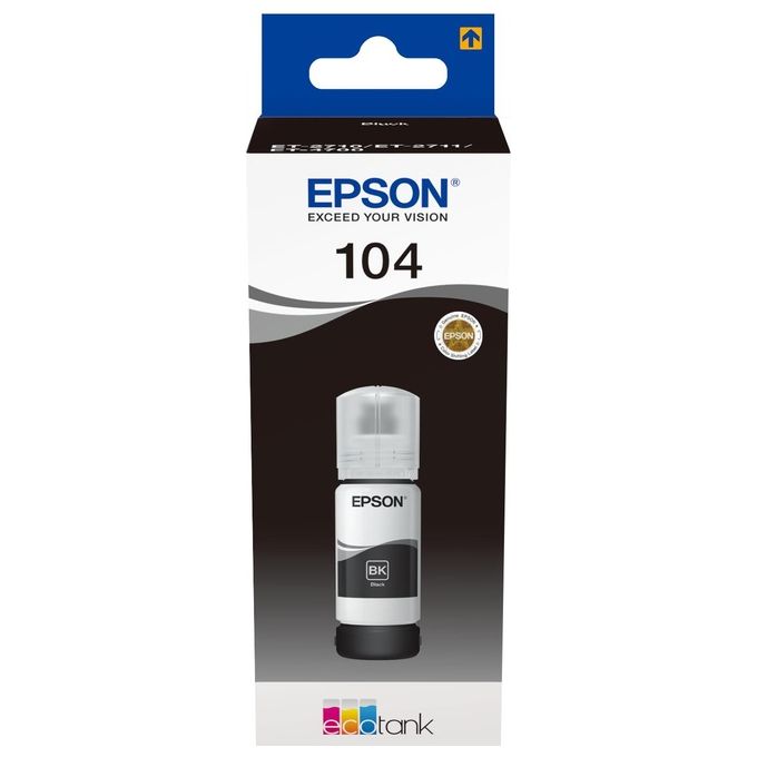 foto del prodotto epson 104 ecotank flacone nero 65 ml