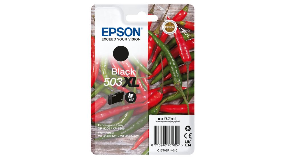 foto del prodotto epson 503xl cartuccia d inchiostro 1 pz originale resa elevata xl nero