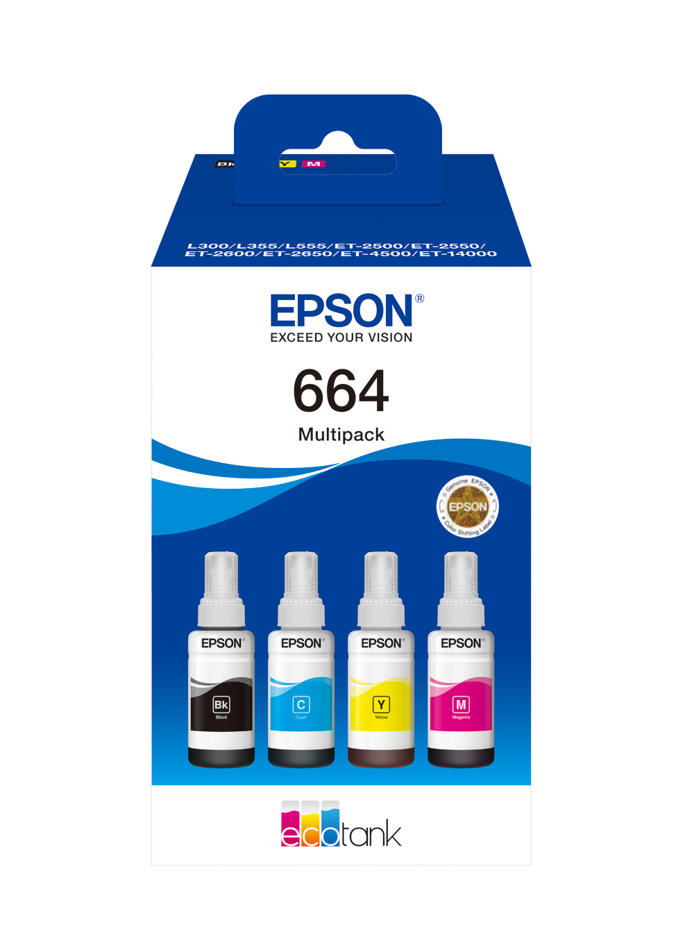 foto del prodotto epson 664 ecotank 4 colour multipack