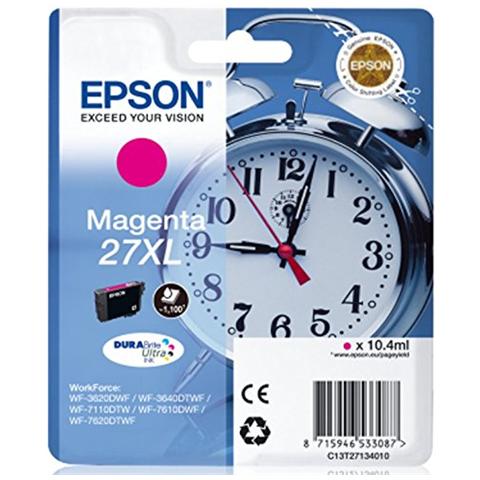 foto del prodotto epson alarm clock cartuccia sveglia magenta inchiostri durabrite ultra 27xl