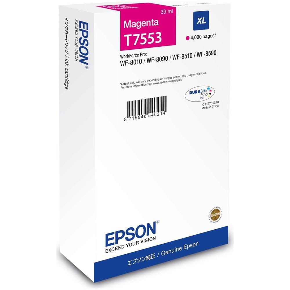 foto del prodotto epson c13t75534n cartuccia d inchiostro 1 pz originale resa elevata xl magenta