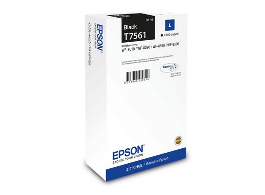 foto del prodotto epson c13t75614n cartuccia d inchiostro 1 pz originale nero