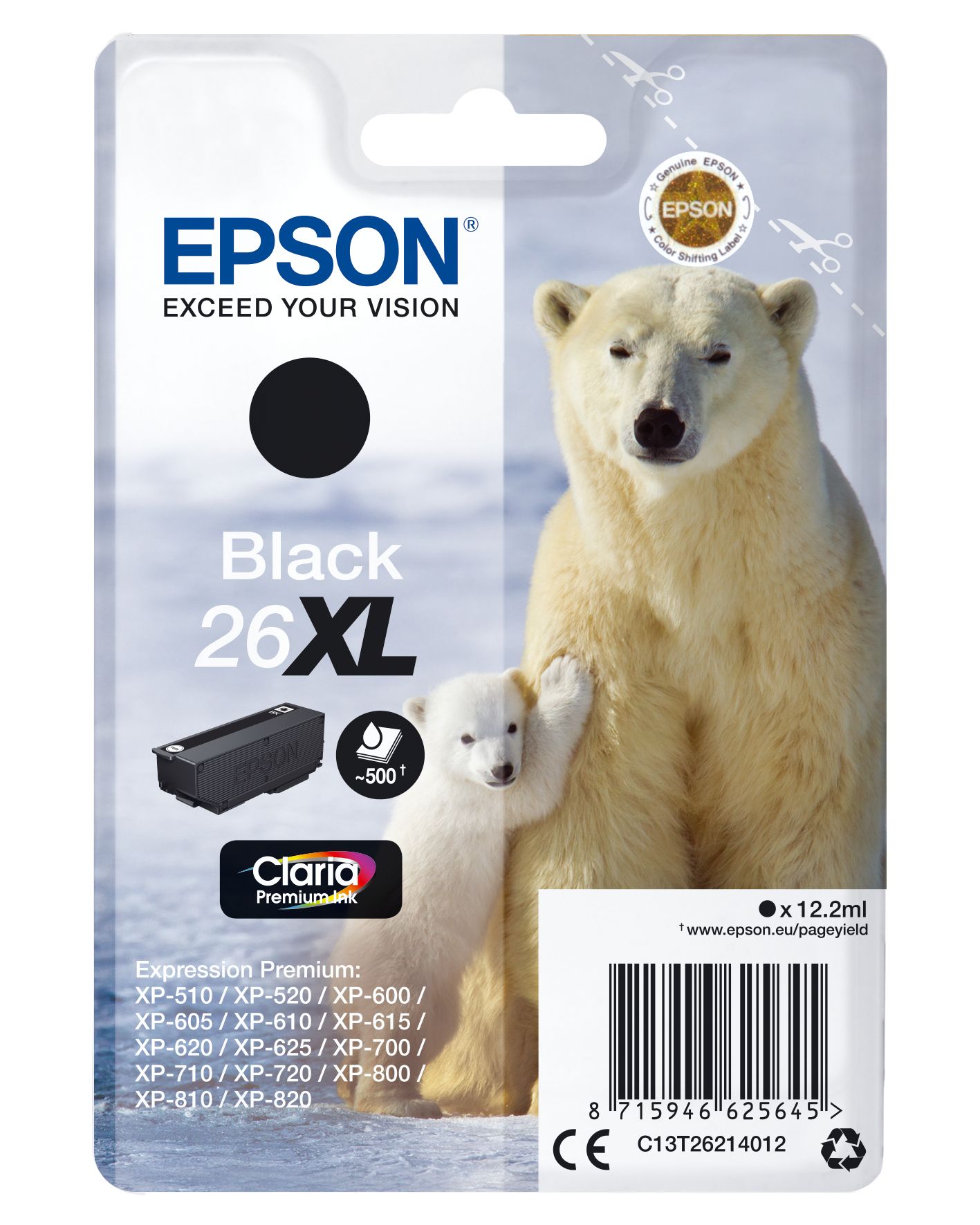 foto del prodotto epson cartuccia nero xl