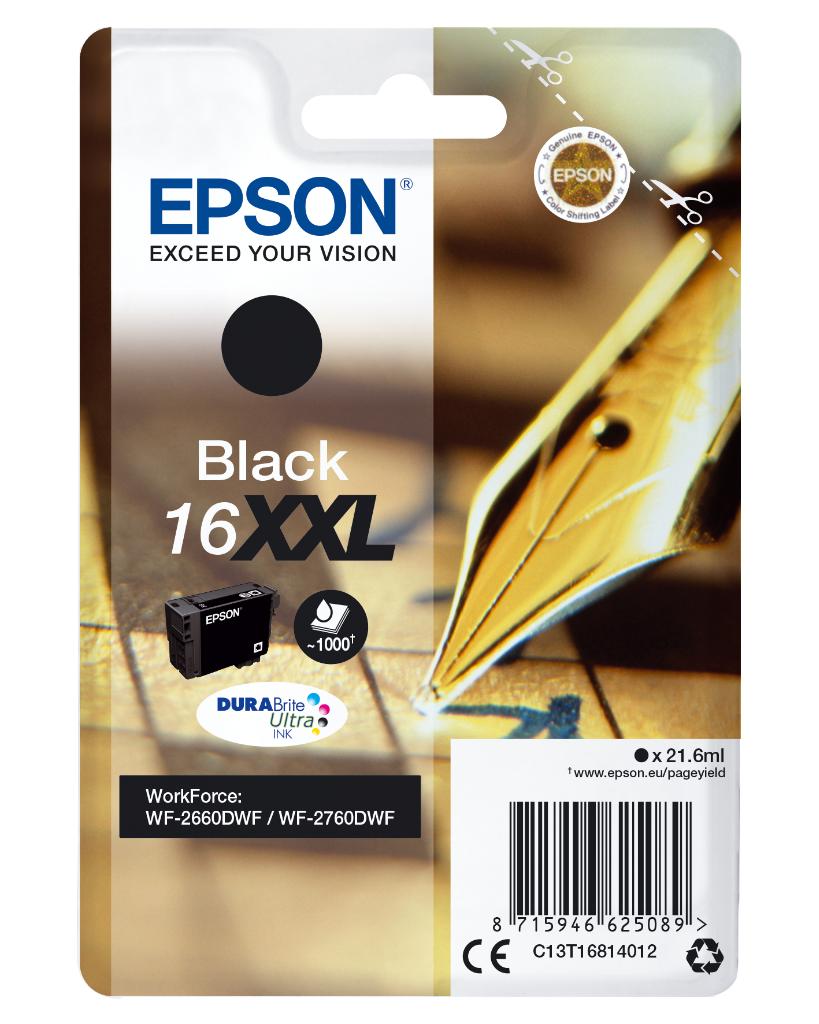 foto del prodotto epson cartuccia penna e cruciverba nero inchiostri durabrite ultra 16xxl