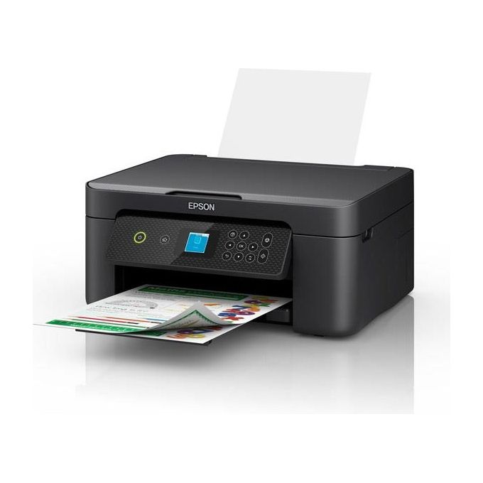 foto del prodotto epson expression home xp 3200 stampante multifunzione a4 getto d inchiostro stampa fronte retro, scansione, copia display lcd 3.7cm, wifi, stampa da mobile e su cloud, airprint, cartuce 604 ananas