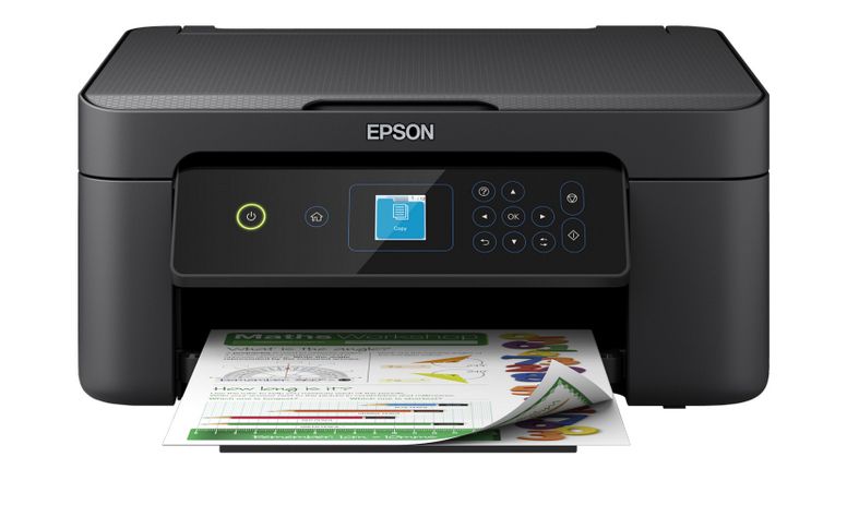 foto del prodotto epson expression home xp 3205 stampante multifunzione a4 getto d inchiostro, stampa, copia, scansione, display lcd 3.7cm, wifi direct, stampa mobile, 3 mesi di inchiostro incluso con readyprint