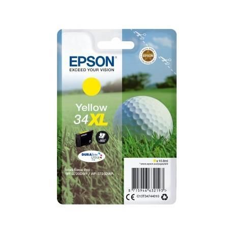 foto del prodotto epson golf ball singlepack yellow 34xl durabrite ultra ink