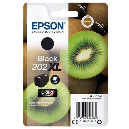 foto del prodotto epson kiwi singlepack black 202xl claria premium ink
