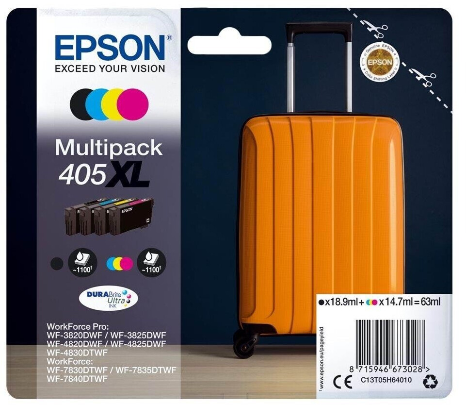 foto del prodotto epson multipack 4 colours 405xl durabrite ultra ink