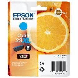 foto del prodotto epson oranges cartuccia ciano t33xl claria premium