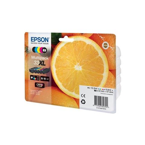 foto del prodotto epson oranges multipack 5 colours 33xl claria premium ink
