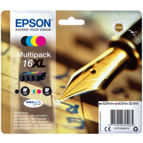 foto del prodotto epson pen and crossword multipack penna e cruciverba 4 colori inchiostri durabrite ultra 16xl