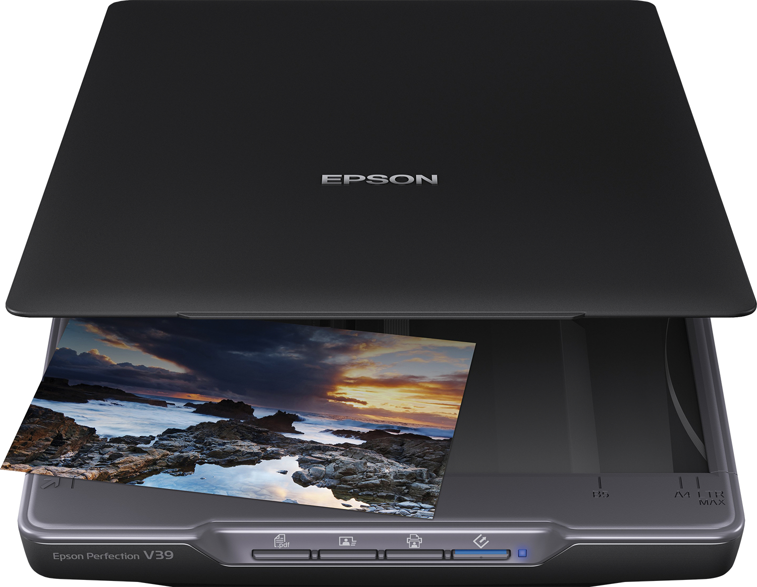foto del prodotto epson perfection v39ii scanner piano 4800 x 4800 dpi a4 nero