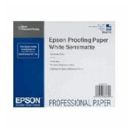 foto del prodotto epson proofing paper white semimatte, in rotoli da 43, 18 cm x 30, 48 m 17 x 100 .