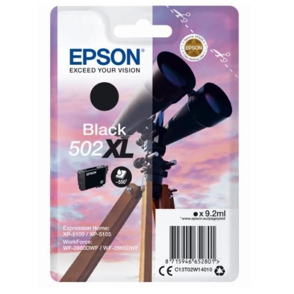 foto del prodotto epson singlepack black 502xl ink