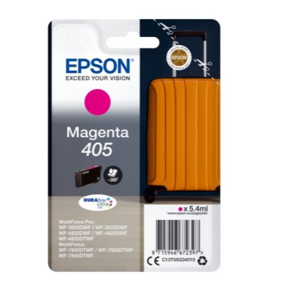 foto del prodotto epson singlepack magenta 405xl durabrite ultra ink