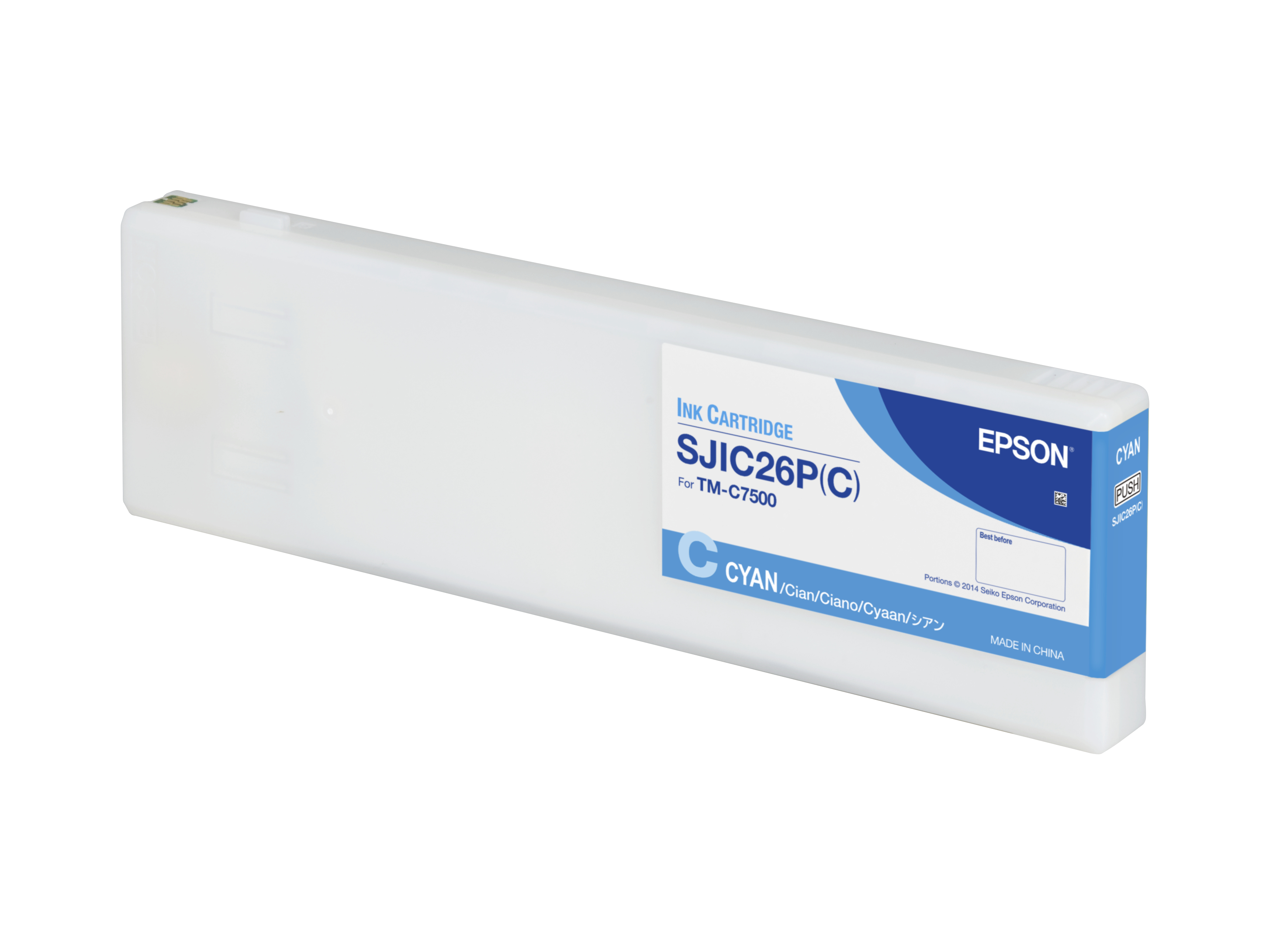 foto del prodotto epson sjic26p c ink cartridge for colorworks c7500 cyan 