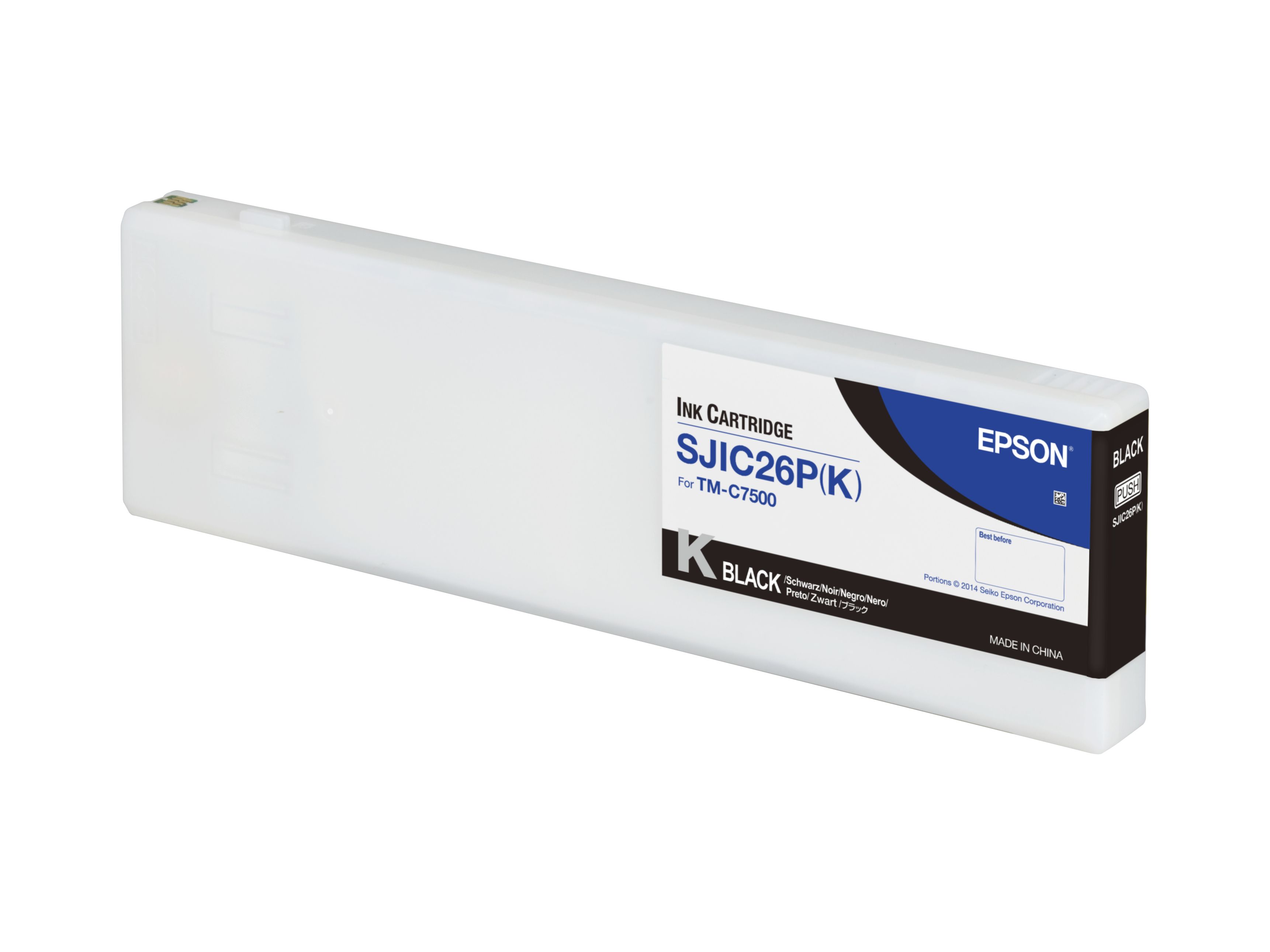 foto del prodotto epson sjic26p k ink cartridge for colorworks c7500 black 