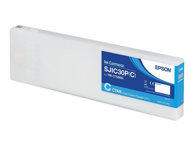 foto del prodotto epson sjic30p c ink cartridge for colorworks c7500g cyan 