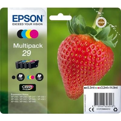 foto del prodotto epson strawberry multipack fragole 4 colori inchiostri claria home 29