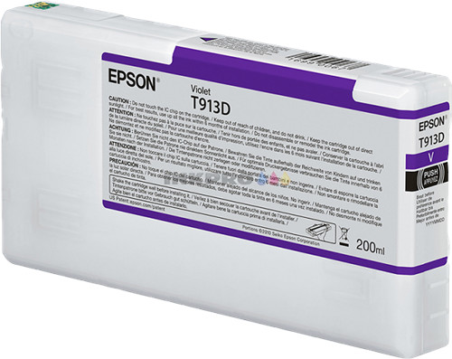 foto del prodotto epson t913d violet ink cartridge 200ml 