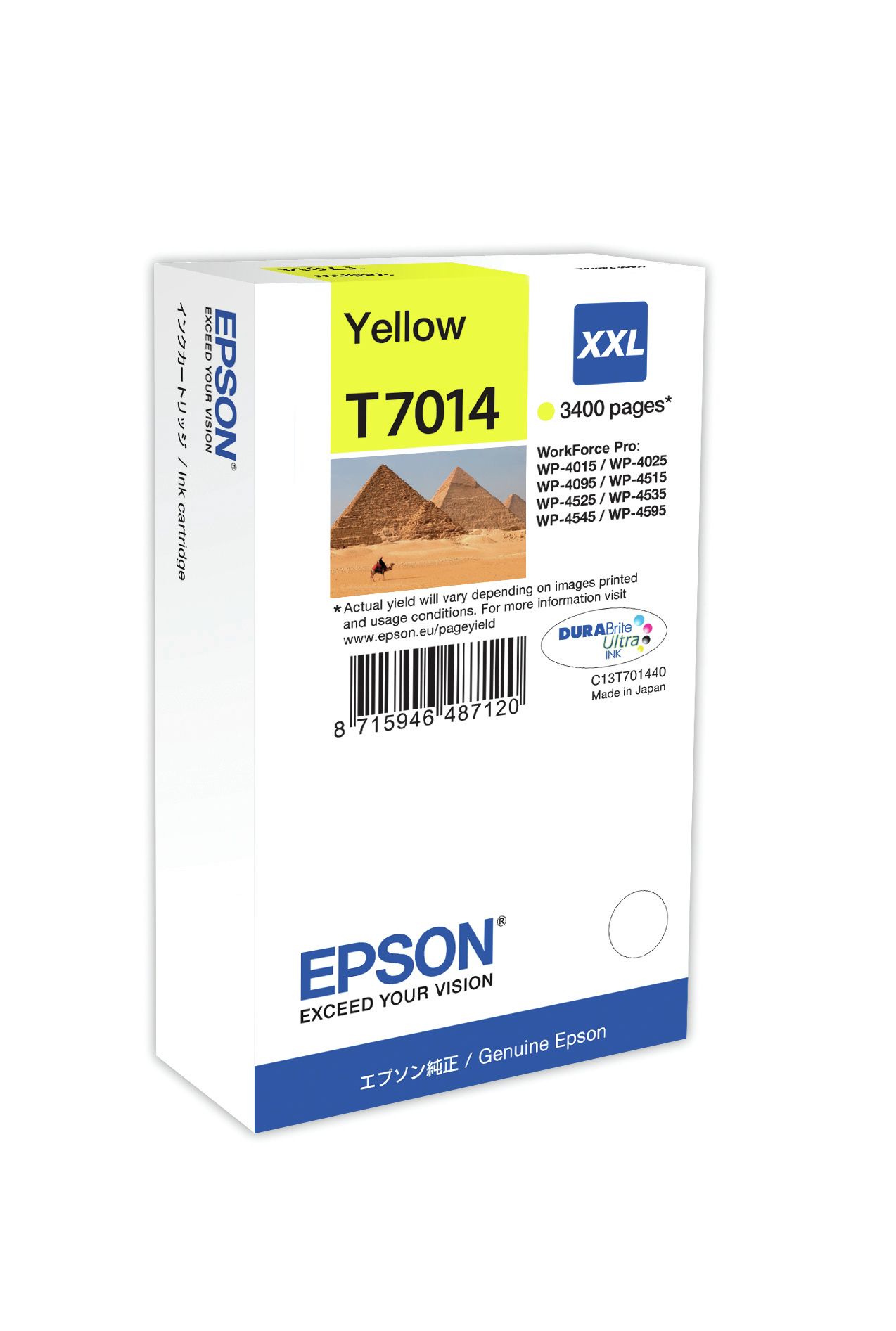 foto del prodotto epson tanica giallo