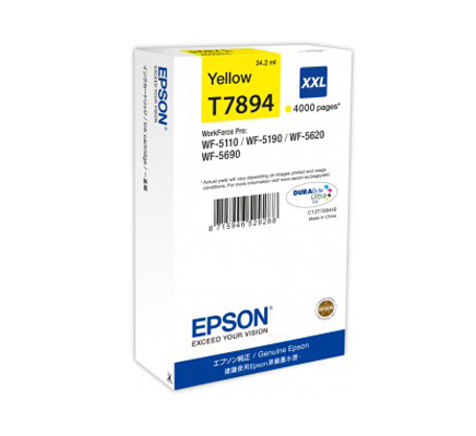 foto del prodotto epson tanica giallo