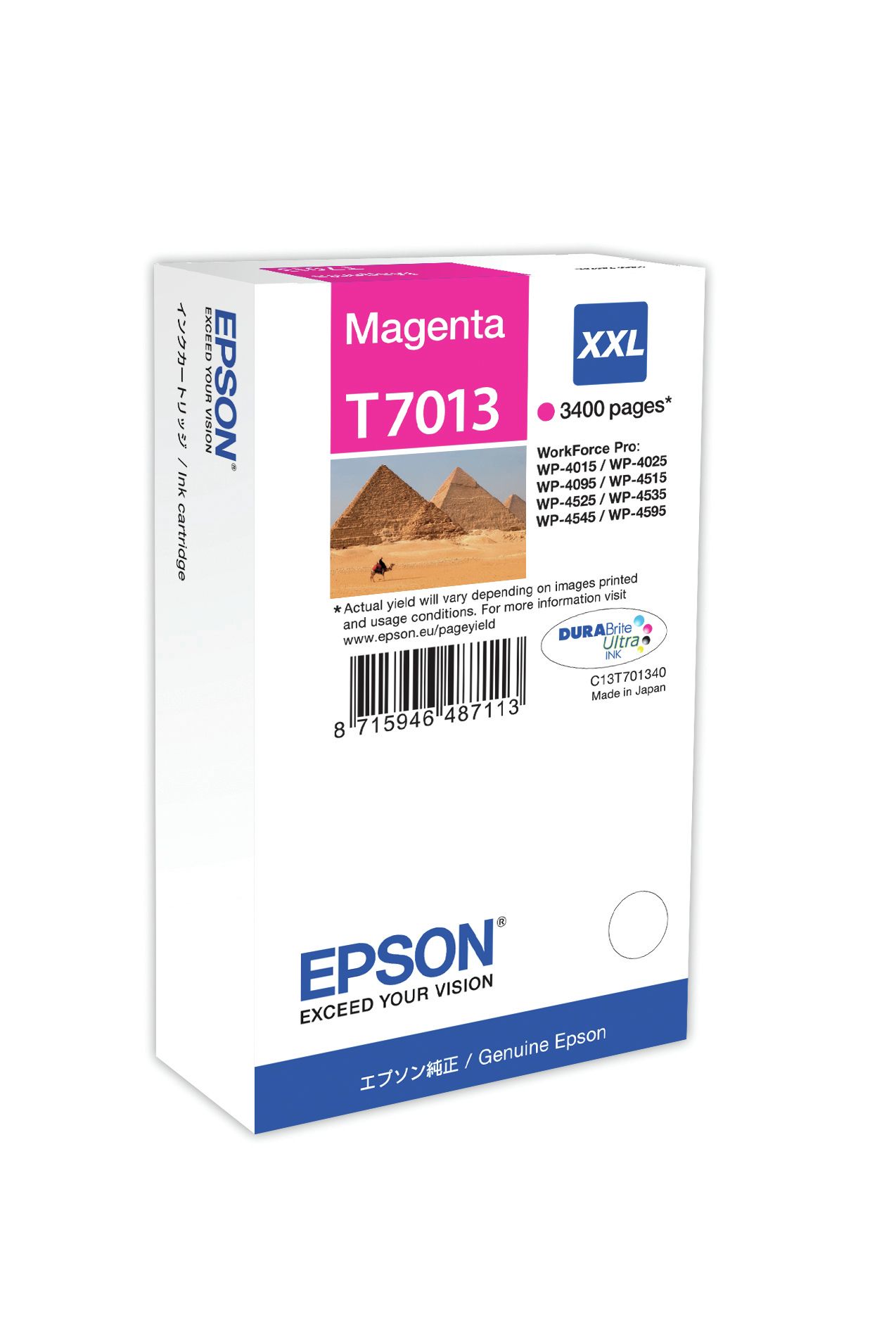 foto del prodotto epson tanica magenta