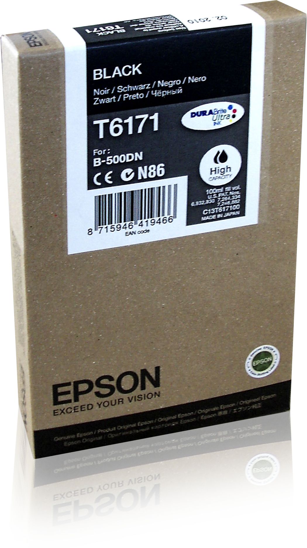 foto del prodotto epson tanica nero
