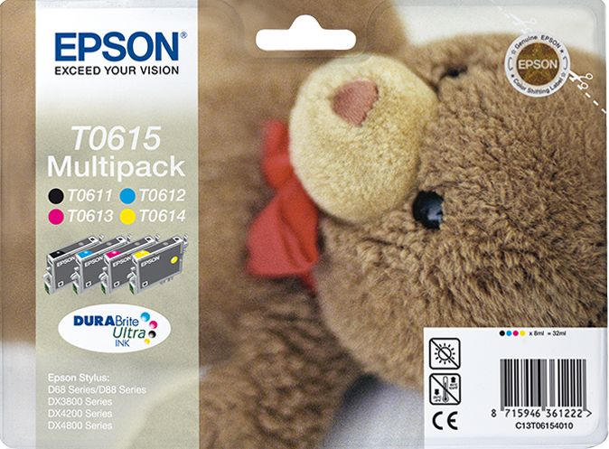foto del prodotto epson teddybear multipack 4 colori