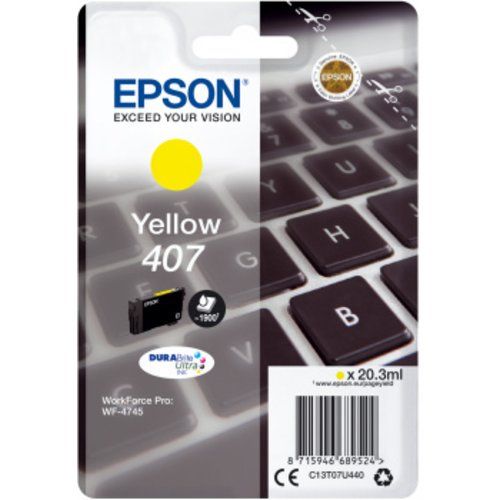 foto del prodotto epson wf 4745 cartuccia d inchiostro 1 pz originale resa elevata xl giallo