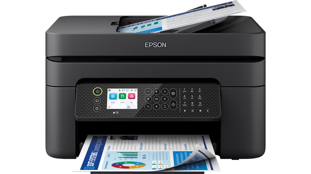 foto del prodotto epson workforce wf 2950dwf stampante multifunzione a4 getto d inchiostro stampa, scansione, copia , display lcd 6.1cm, adf, wifi direct, airprint, 3 mesi di inchiostro incluso con readyprint