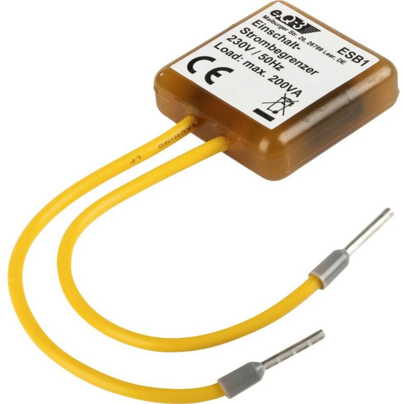 foto del prodotto eq 3 130366 limitatore di corrente di accensione esb1 arancione ip20