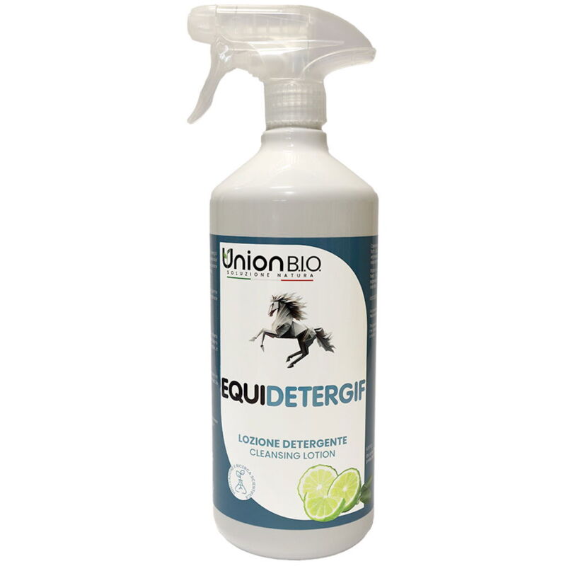 foto del prodotto equidetergif lozione detergente naturale senza risciacquo per cavalli 1000 ml